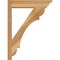 Ekena Millwork Olympic Rough Sawn Traditional Outlooker, Western Red Cedar, 6"W x 24"D x 32"H OUT06X24X32OLY01RWR - alternate 3